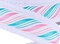 RG Ribbon: 1.5" Peppermint Twist Wired Ribbon with Fuzzy Drift Edges - 10 Yards - White, Pink, Light Blue - For Bows, Wreaths, Crafts and Christmas Decorations